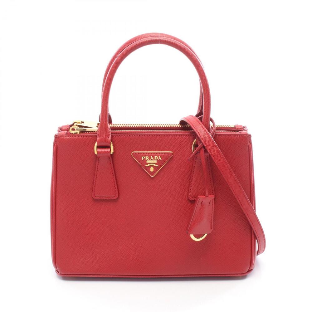 Prada Galleria Handbag leather red